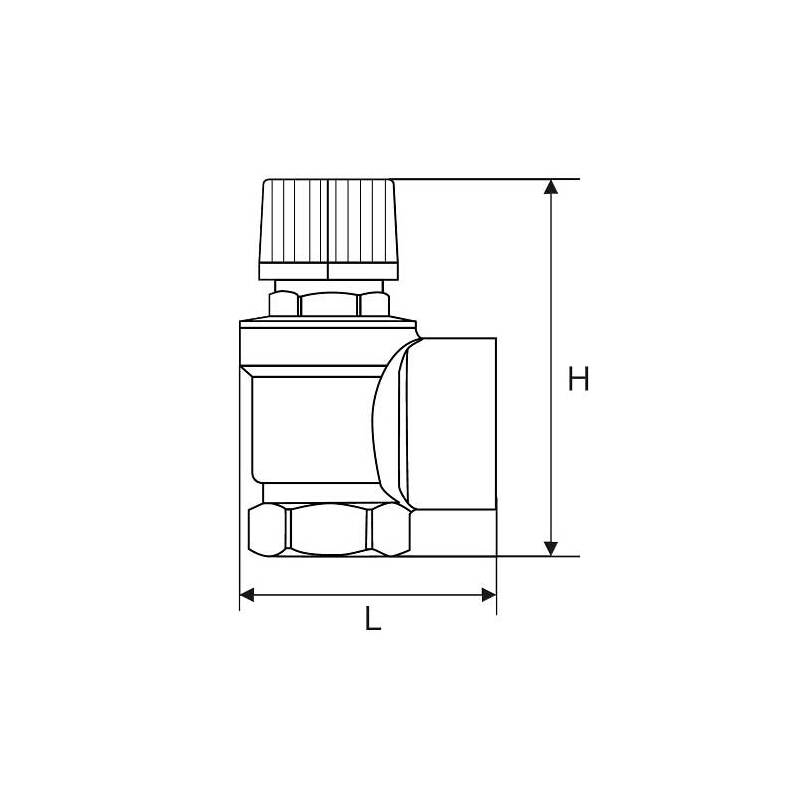 Pojistný ventil 3,0 bar Rp 1, typ 447