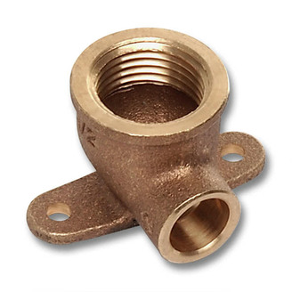 Pájecí koleno nástěnné CU 4472G d 12 x 1/2, vnitřní závit