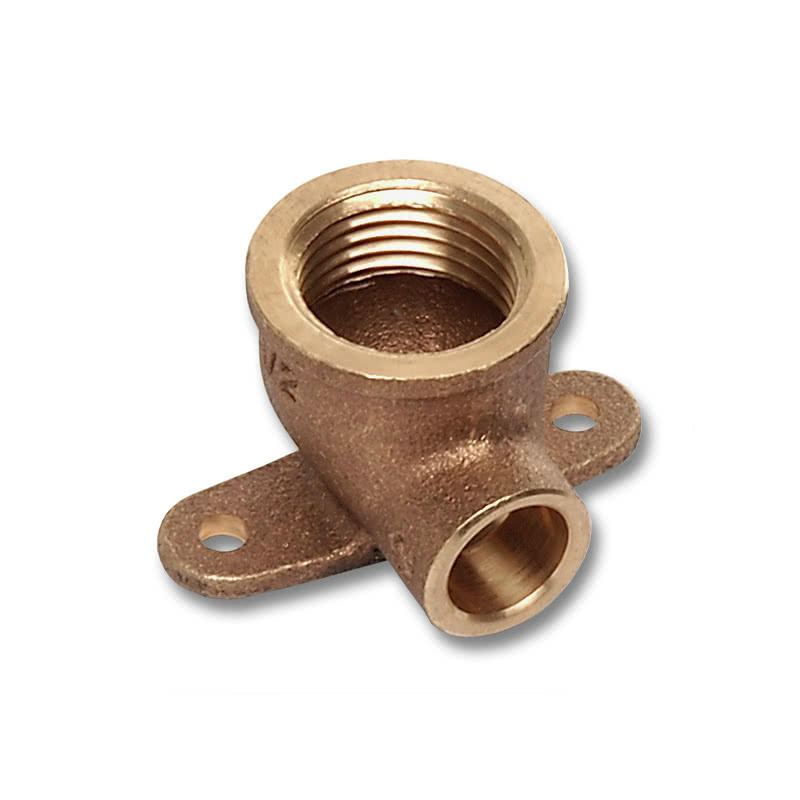 Pájecí koleno nástěnné CU 4472G d 22 x 3/4, vnitřní závit