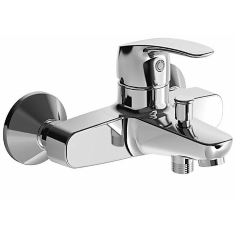 Vanová baterie HANSAPINTO 150 mm, chrom, nástěnná, bez příslušenství, Hansa 45112183