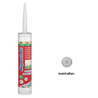 Silikon sanitární MAPESIL AC, manhattan, 310 ml, Mapei 4811091IT