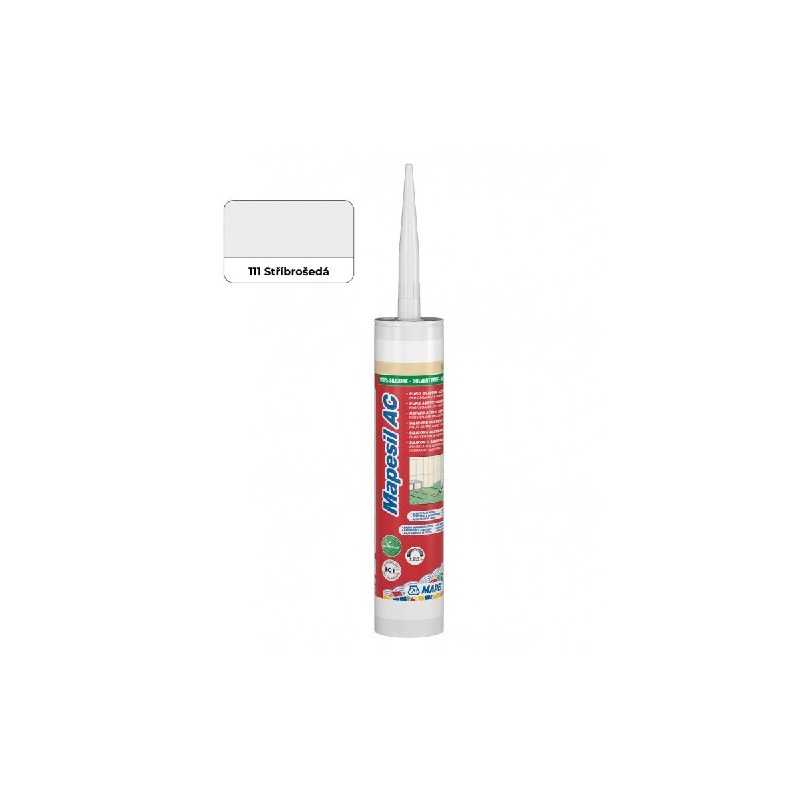 Silikon sanitární MAPESIL AC, stříbrnošedá, 310 ml, Mapei 4811142IT