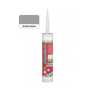 Silikon sanitární MAPESIL AC, šedá střední, 310 ml, Mapei 4811242IT
