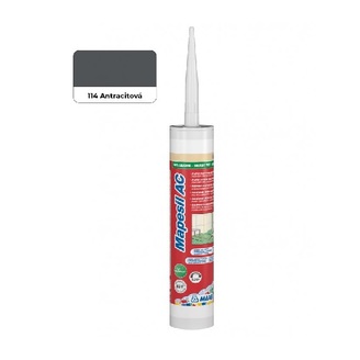 Silikon sanitární MAPESIL AC, antracit, 310 ml, Mapei 4811442IT