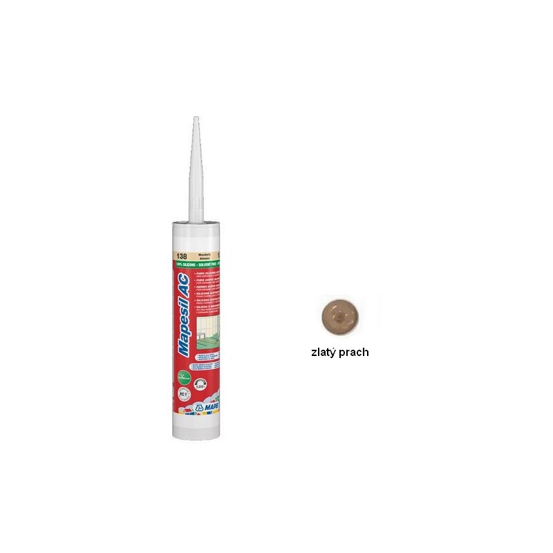 Silikon sanitární MAPESIL AC, zlatý prach, 310 ml, Mapei 4813591IT