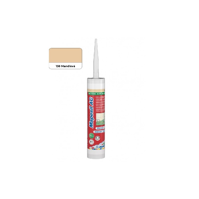 Silikon sanitární MAPESIL AC, mandlová, 310 ml, Mapei 4813842IT