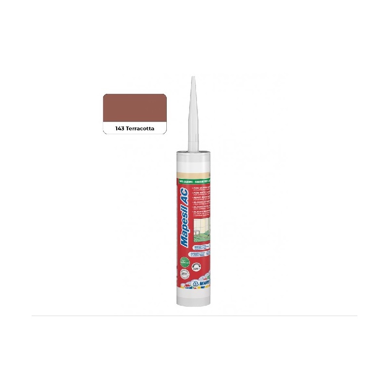 Silikon sanitarní MAPESIL AC, terracotta, 310 ml, Mapei 4814342IT