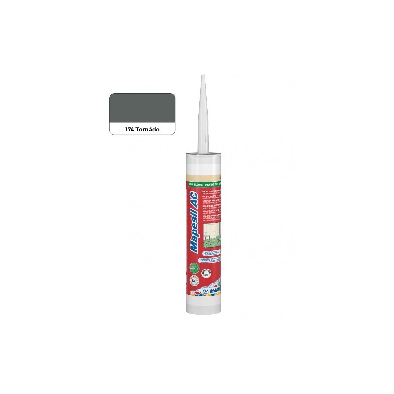 Silikon sanitární MAPESIL AC, tornádo, 310 ml, Mapei 4817442IT