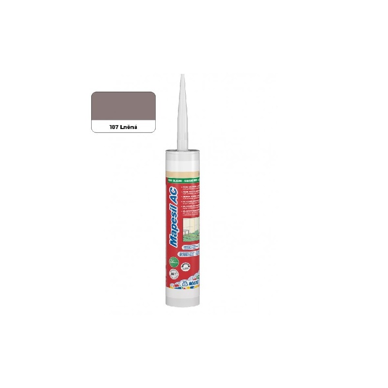 Silikon sanitární MAPESIL AC, lněná, 310 ml, Mapei 4818742IT