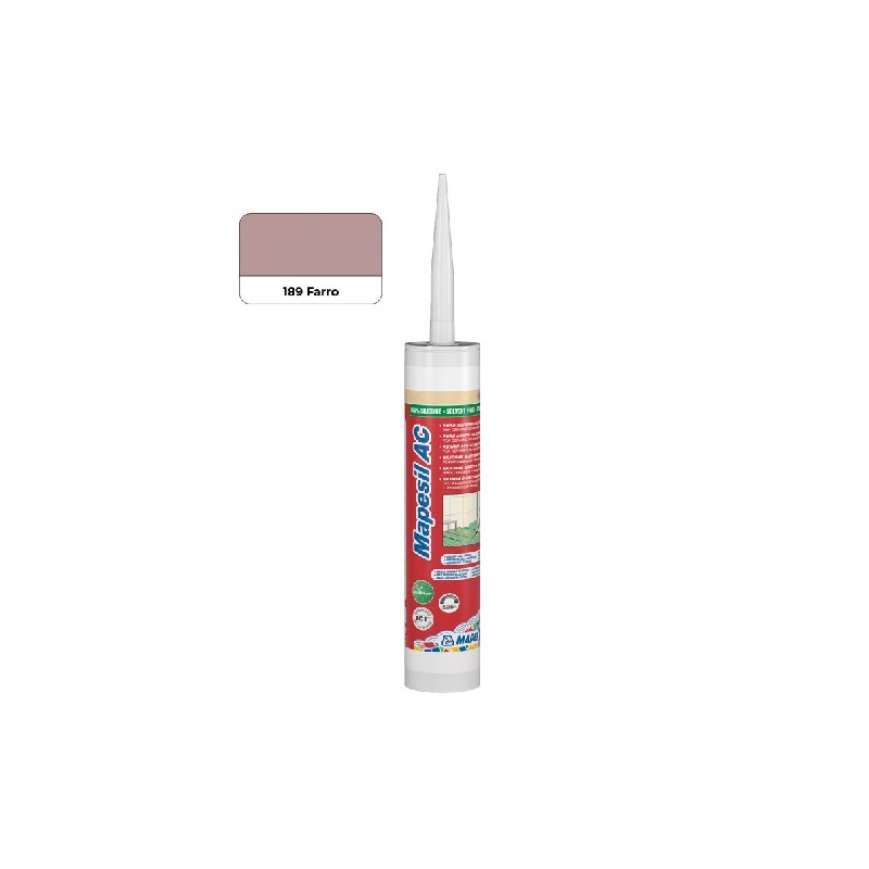 Silikon sanitární MAPESIL AC, farro, 310 ml, Mapei 4818942IT