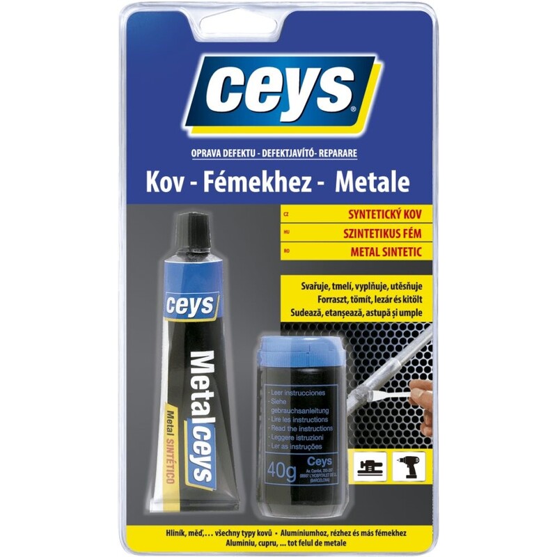 Tmel Ceys, s kovovým plnivem 40ml+40g