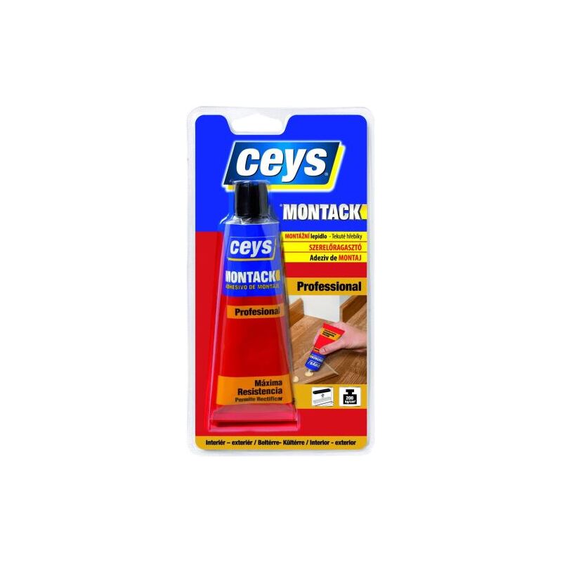 Lepidlo montážní Ceys, MONTACK Profesional 100g