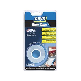 Páskové lepidlo Ceys, Blue Tape oboustranné 19mm×15mm
