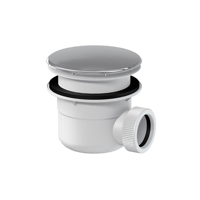 Vaničkový sifon P-1440P 90, odpad 40 mm, chrom, Slovarm 620924