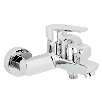 Vanová baterie Metalia 58 150 mm, chrom, nástěnná, bez příslušenství, Novaservis 58020/1,0