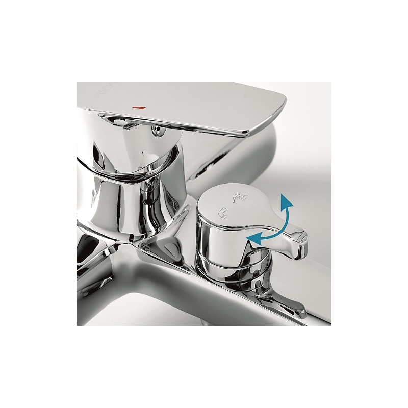 Vanová baterie Metalia 58 150 mm, chrom, nástěnná, bez příslušenství, Novaservis 58020/1,0