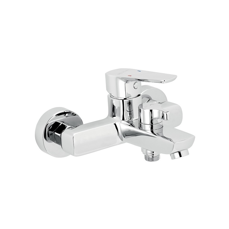 Vanová baterie Metalia 58 150 mm, chrom, nástěnná, bez příslušenství, Novaservis 58020/1,0