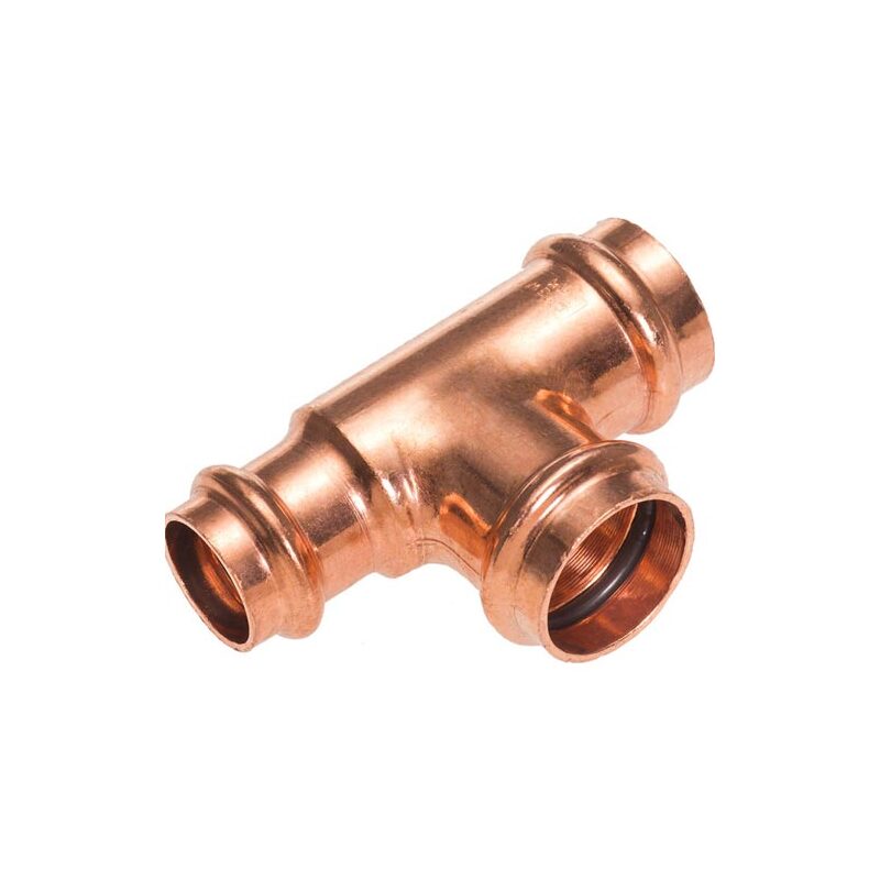 Lisovací T-kus redukovaný CU Press 5130R d 18 x 18 x 15