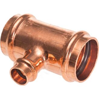 Lisovací T-kus redukovaný CU Press 5130R d 28 x 18 x 28