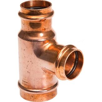 Lisovací T-kus redukovaný CU Press 5130R d 28 x 22 x 22