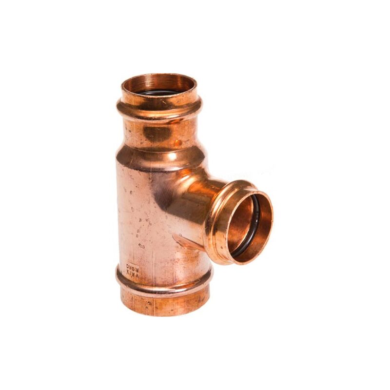 Lisovací T-kus redukovaný CU Press 5130R d 54 x 42 x 42