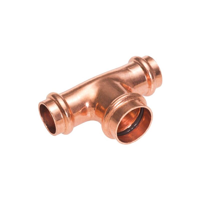 Lisovací T-kus redukovaný CU Press 5130R d 15 x 18 x 15