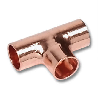 Pájecí T-kus redukovaný CU 5130R d 28 x 22 x 18