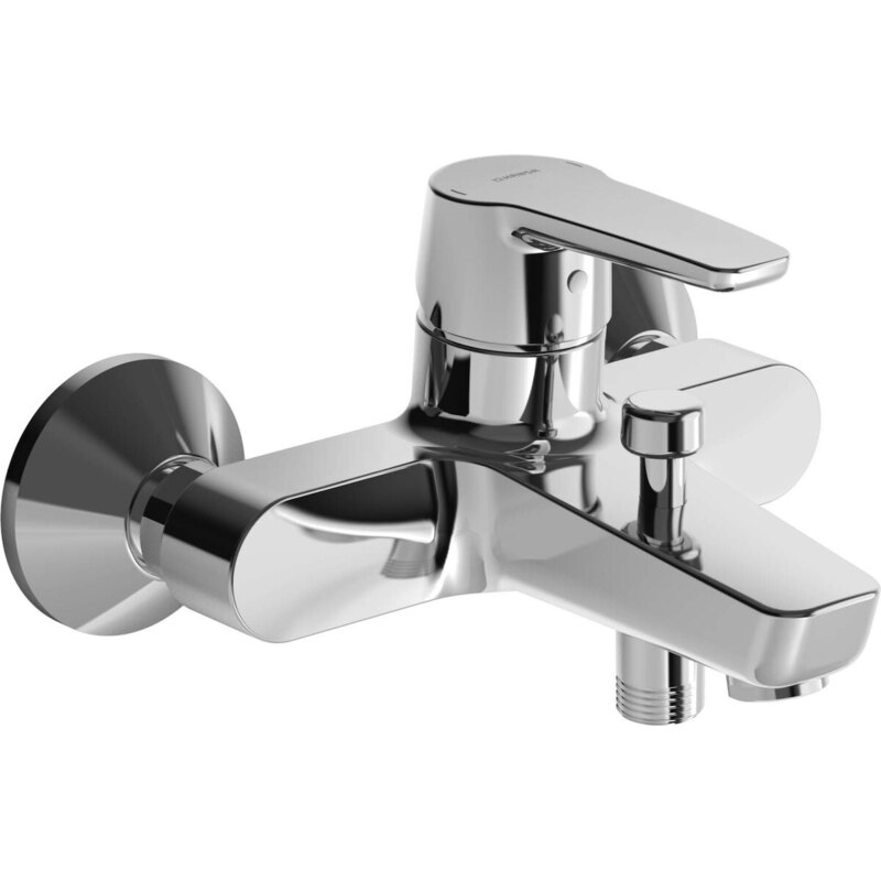 Vanová baterie HANSAPOLO 150 mm, chrom, nástěnná, bez příslušenství, Hansa 51442193