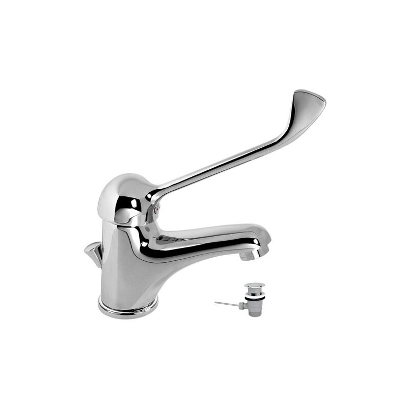 Umyvadlová baterie Metalia 55, chrom, stojánková, bez výpustě, Novaservis 55001/1L,0