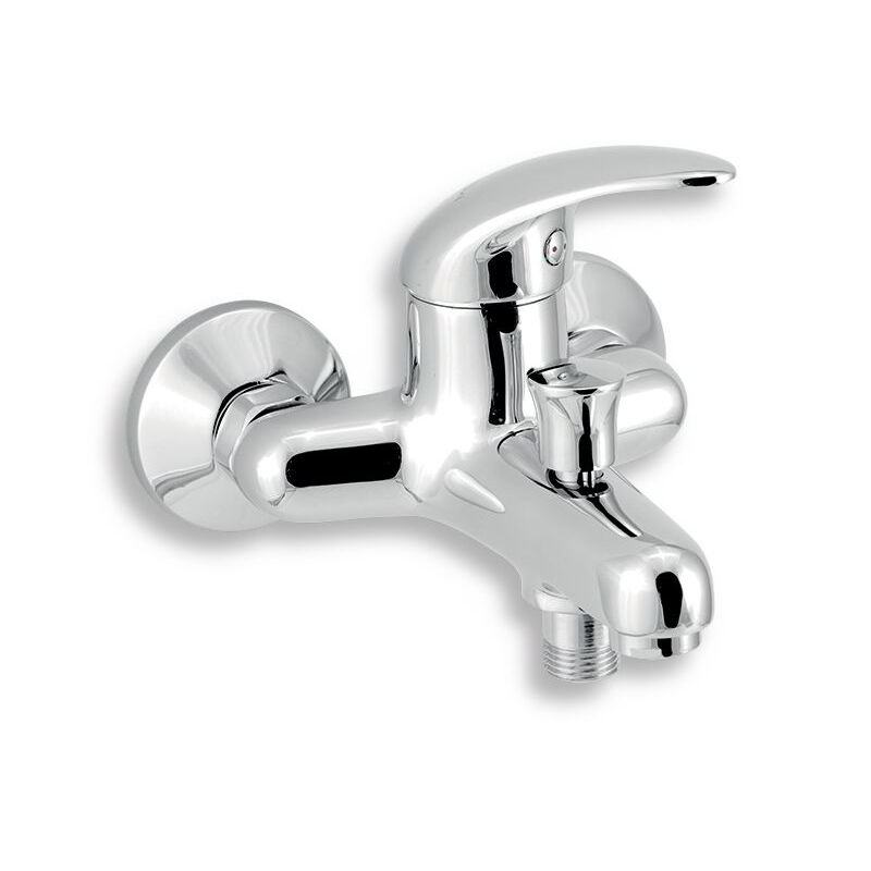 Vanová baterie Metalia 55 100 mm, chrom, nástěnná, bez příslušenství, Novaservis 55024/1,0