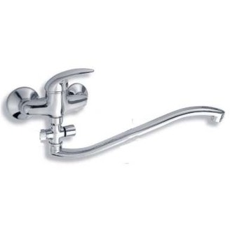 Umyvadlová paneláková baterie Metalia 55 100 mm, chrom, nástěnná, bez příslušenství, Novaservis 55033/1,0