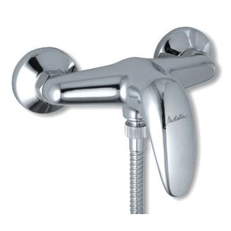 Sprchová baterie Metalia 55 150 mm, chrom, nástěnná, bez příslušenství, Novaservis 55061/1,0