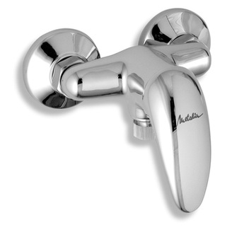 Sprchová baterie Metalia 55 100 mm, chrom, nástěnná, bez příslušenství, Novaservis 55065/1,0