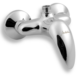 Sprchová baterie Metalia 55 100 mm, chrom, nástěnná, bez příslušenství, Novaservis 55066/1,0