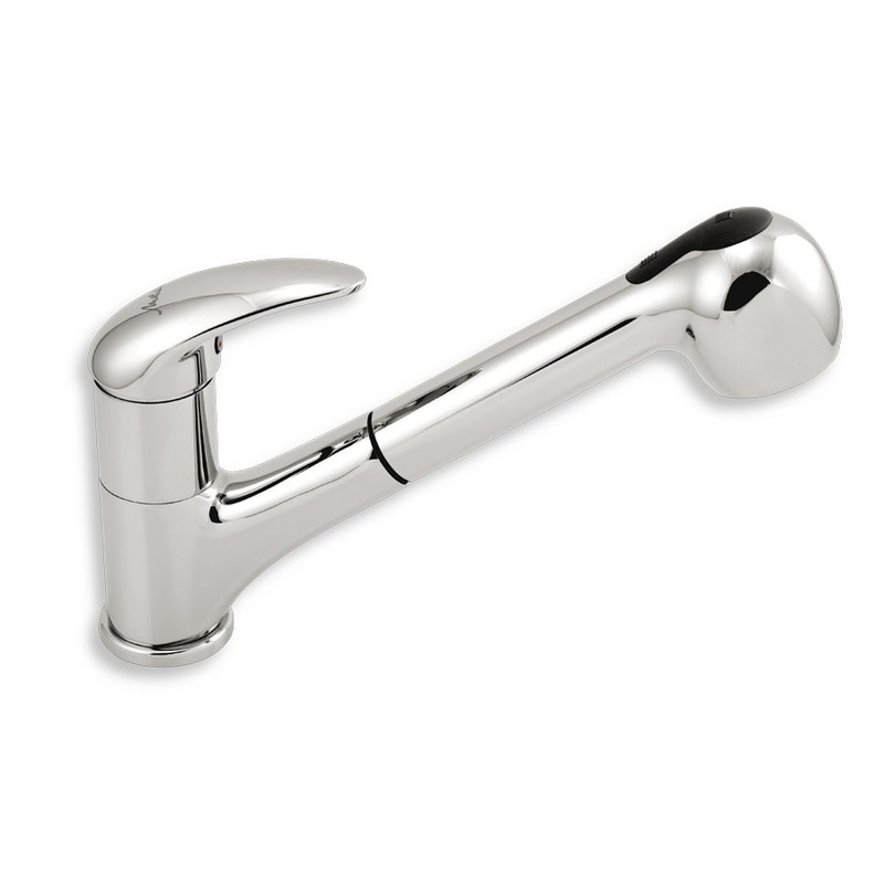 Dřezová baterie Metalia 55, chrom, stojánková, Novaservis 55081,0