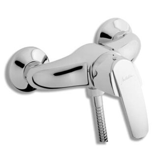 Sprchová baterie Metalia 56 150 mm, chrom, nástěnná, bez příslušenství, Novaservis 56060/1,0