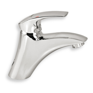 Umyvadlová baterie Metalia 57, chrom, stojánková, bez výpustě, Novaservis 57002/1,0