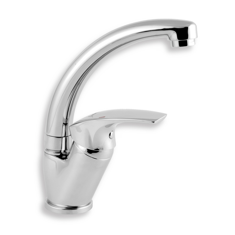 Dřezová baterie Metalia 57, chrom, stojánková, Novaservis 57016,0