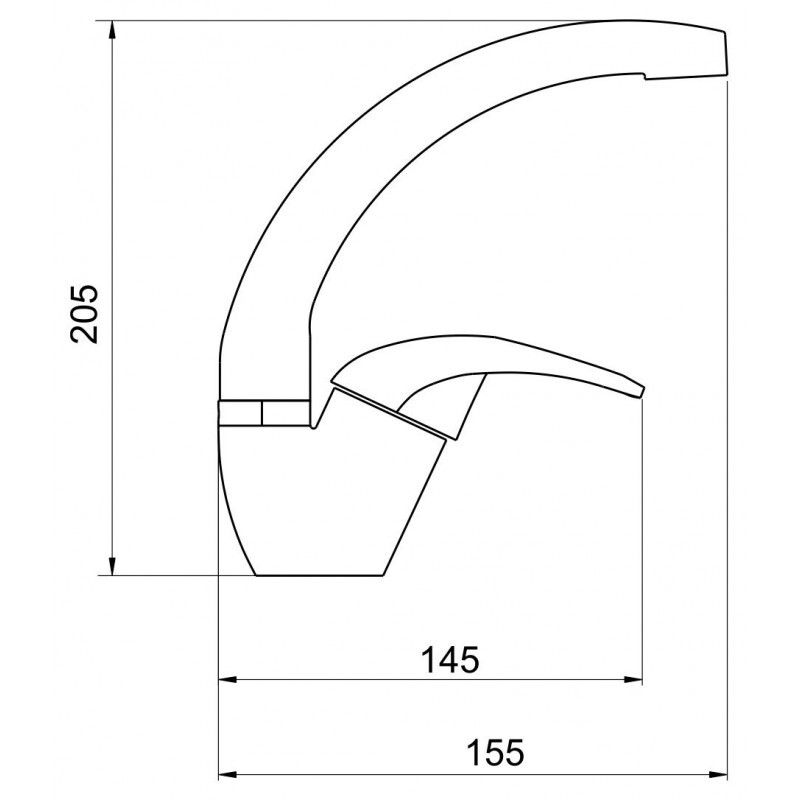 Dřezová baterie Metalia 57, chrom, stojánková, Novaservis 57016,0