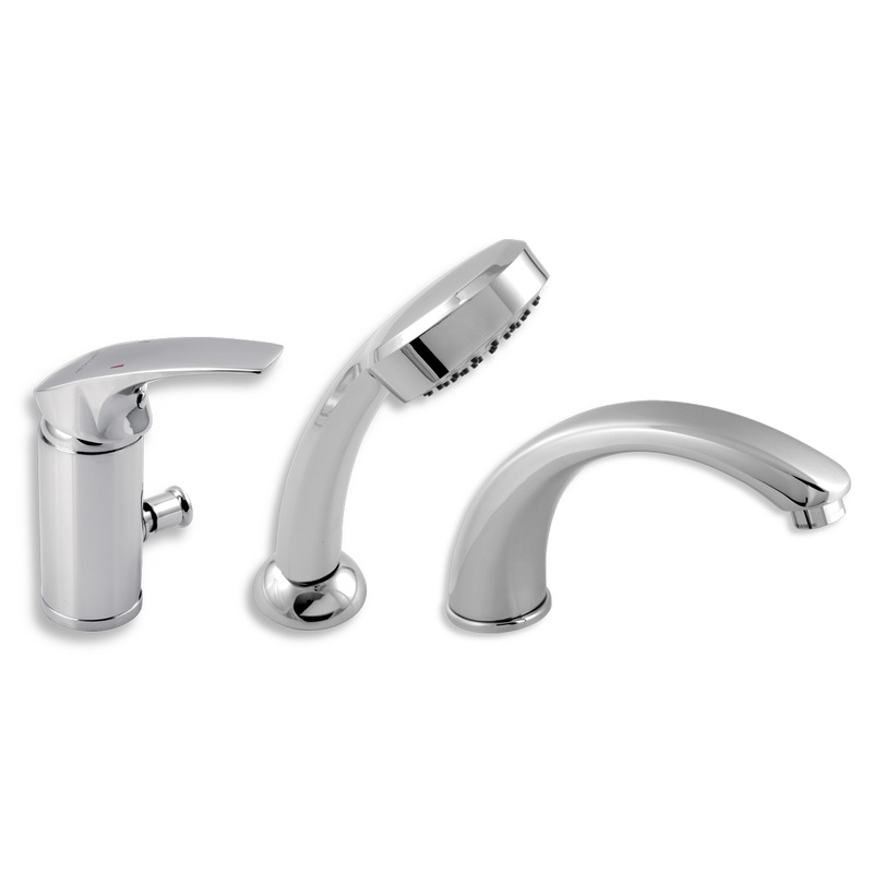 Vanová baterie Metalia 57, chrom, stojánková víceotvorová, bez příslušenství, Novaservis 57045,0