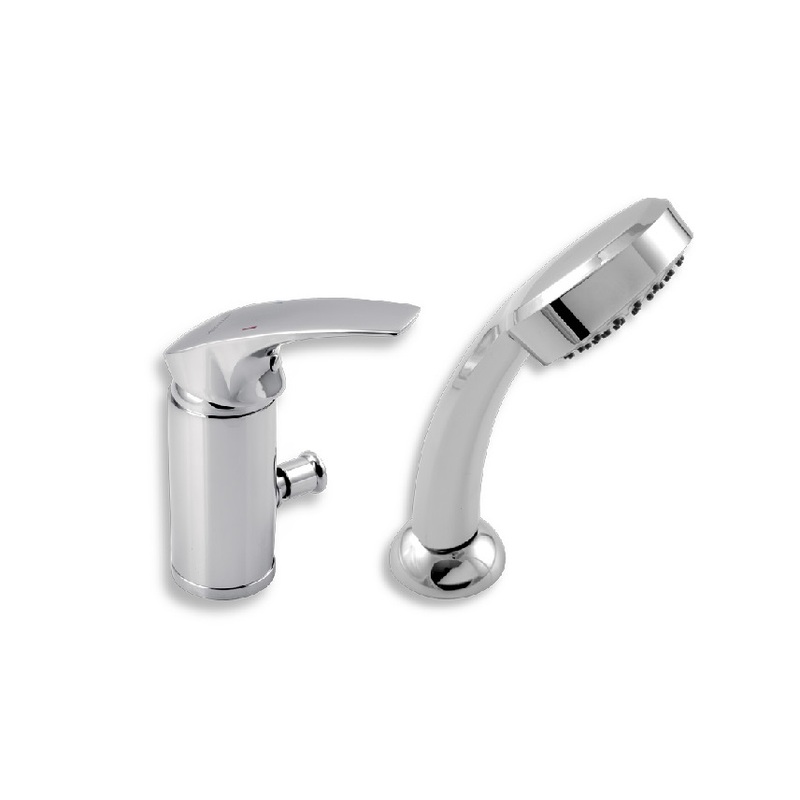 Vanová baterie Metalia 57, chrom, stojánková, bez příslušenství, Novaservis 57045/1,0