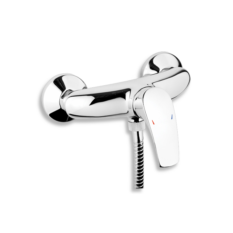 Sprchová baterie Metalia 57 150 mm, chrom, nástěnná, bez příslušenství, Novaservis 57060/1,0