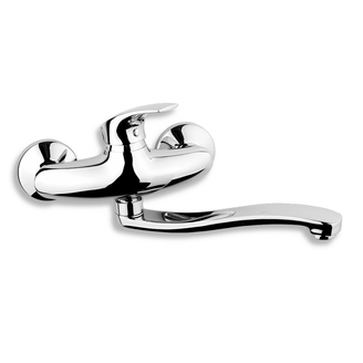 Umyvadlová baterie Metalia 57 150 mm, chrom, nástěnná, Novaservis 57070,0