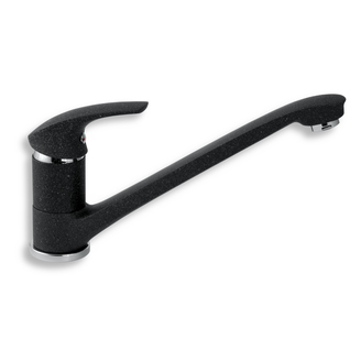 Dřezová baterie Metalia 57, granit-černý, stojánková, Novaservis 57091,GRB