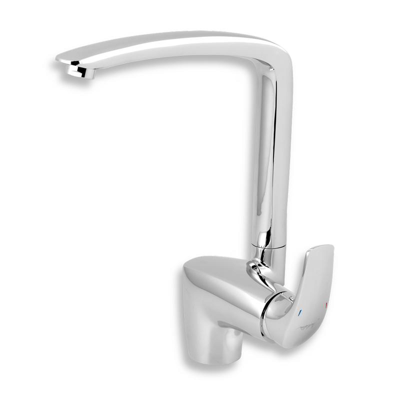 Dřezová baterie Metalia 57, chrom, stojánková, Novaservis 57115,0