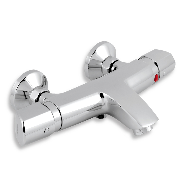 Vanová baterie Metalia 57 150 mm, chrom, nástěnná, termostatická, bez příslušenství, Novaservis 57921/1,0