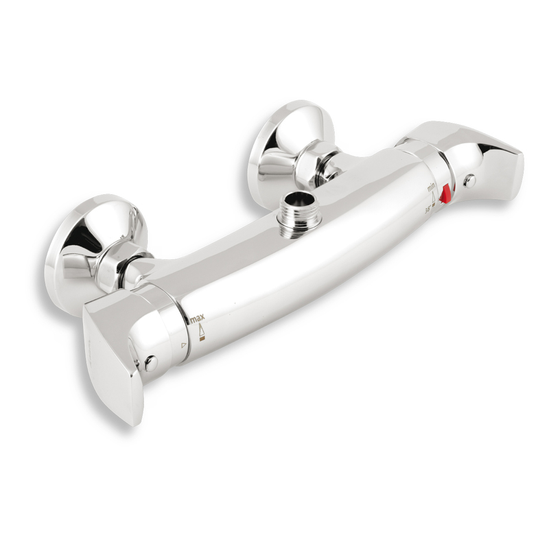 Sprchová baterie Metalia 57 150 mm, chrom, nástěnná, termostatická, bez příslušenství, Novaservis 57962/1,0