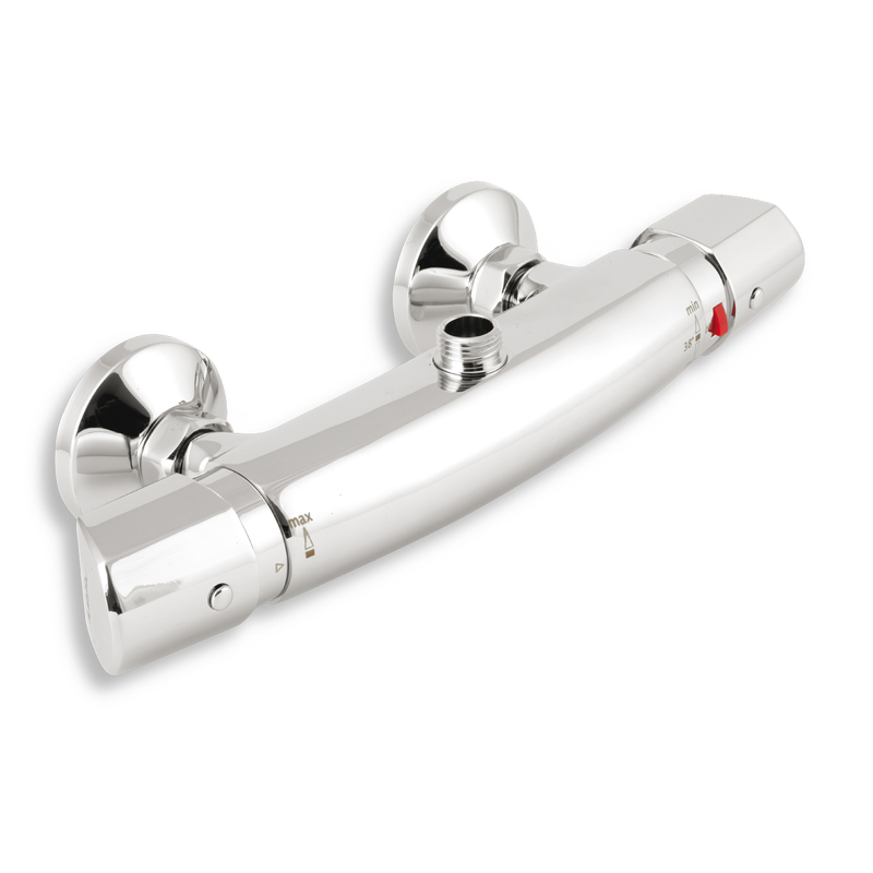 Sprchová baterie Metalia 57 150 mm, chrom, nástěnná, termostatická, bez příslušenství, Novaservis 57963/1,0