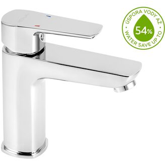 Umyvadlová baterie Metalia 58, chrom, stojánková, bez výpustě, Novaservis 58001/1,0