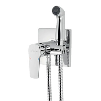 Bidetová baterie Metalia 58, chrom, podomítková, Novaservis 58211,0